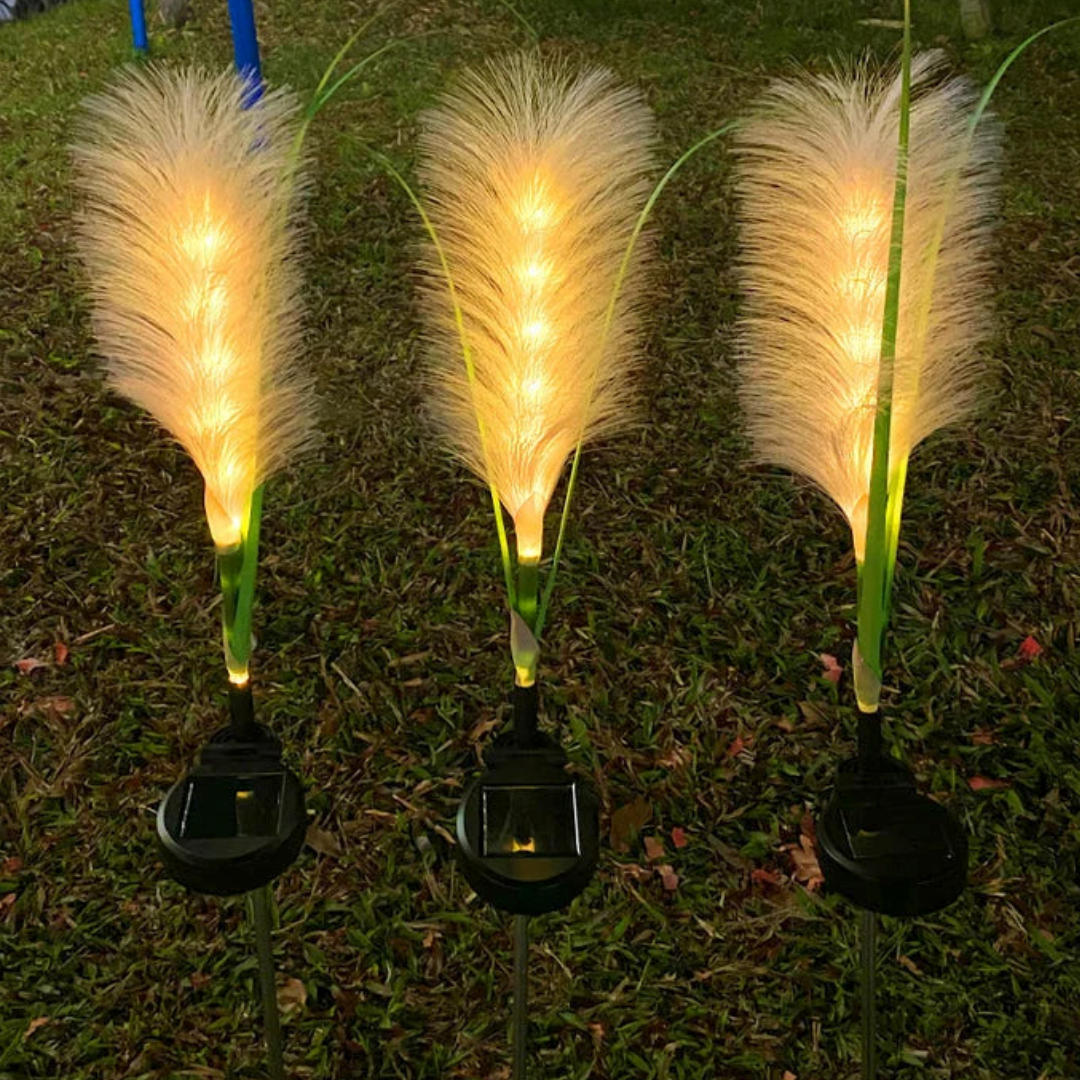 Solar Garden Lights – Decorative Fiber Optic Outdoor Patio Lighting