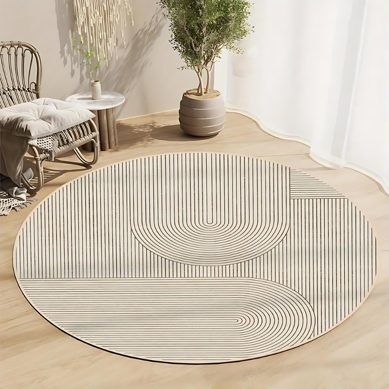Non-Slip Area Rug – Durable Elegant Design for Home Office, Easy Care