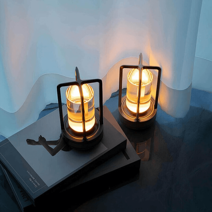 LED Table Lamp – Wireless Elegant Retro Design for Home and Office Lighting