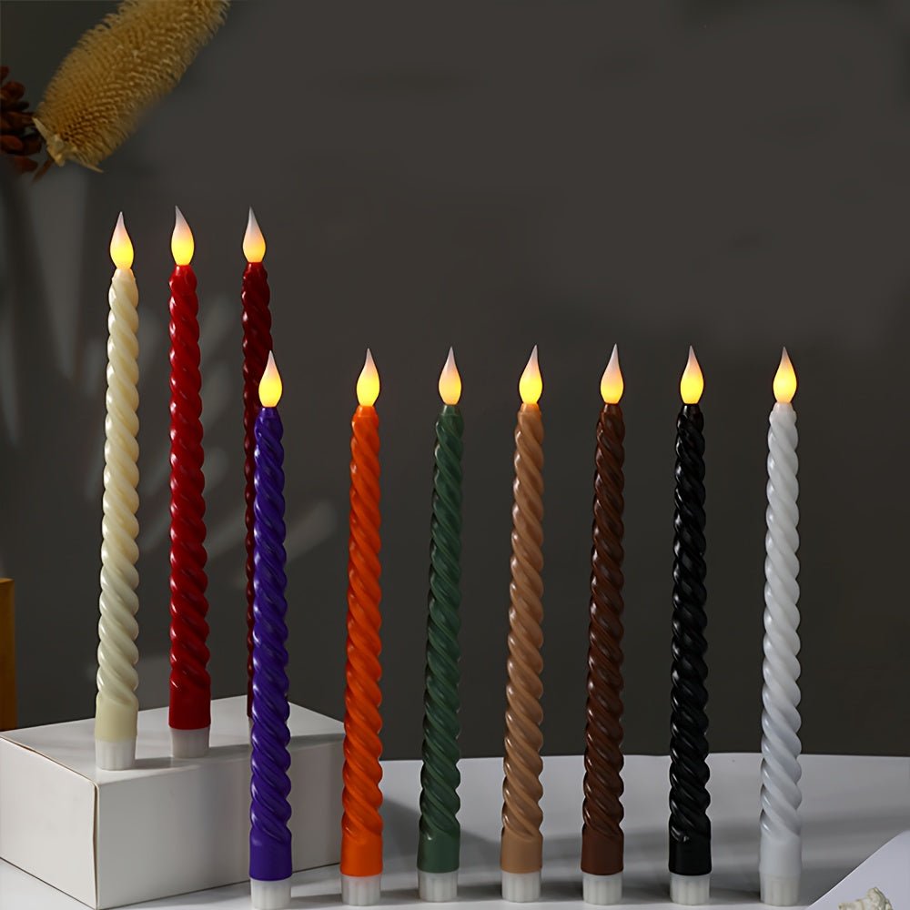 LED Candles Set – Realistic Battery Operated Flameless Decorative Lights