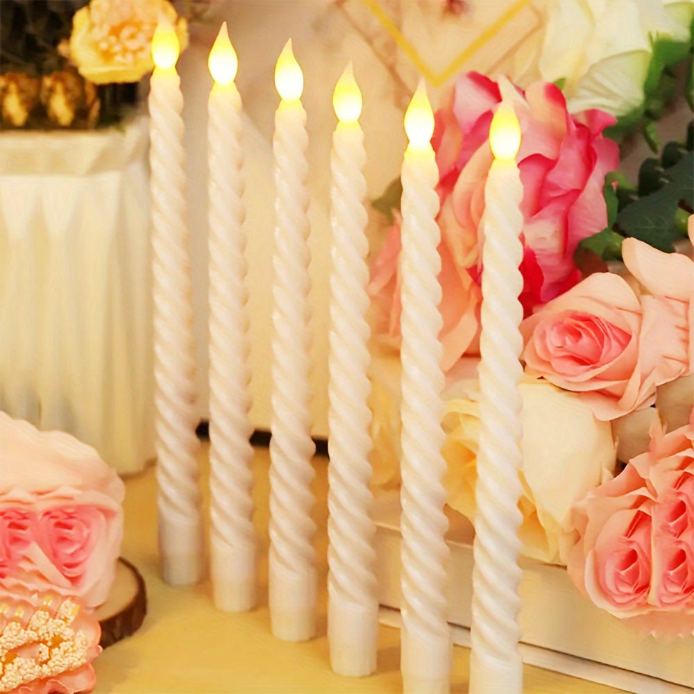 LED Candles Set – Realistic Battery Operated Flameless Decorative Lights