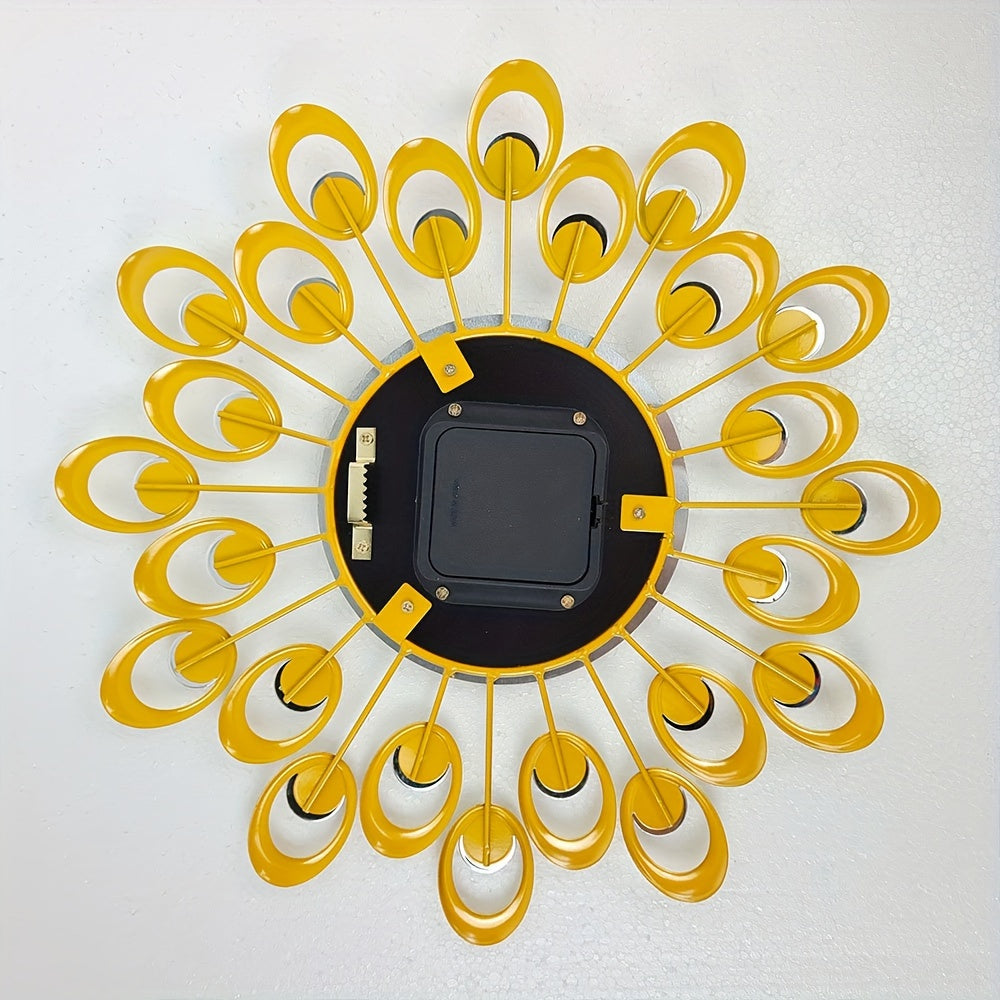 Wall Clock – Modern Metal Design for Home Office Decor, Stylish Elegant Timepiece
