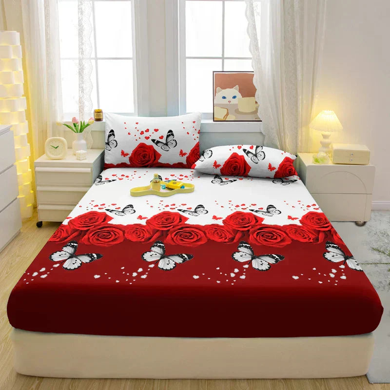Soft Cotton Bed Sheets – Premium Bedding Set for Ultimate Comfort & Style