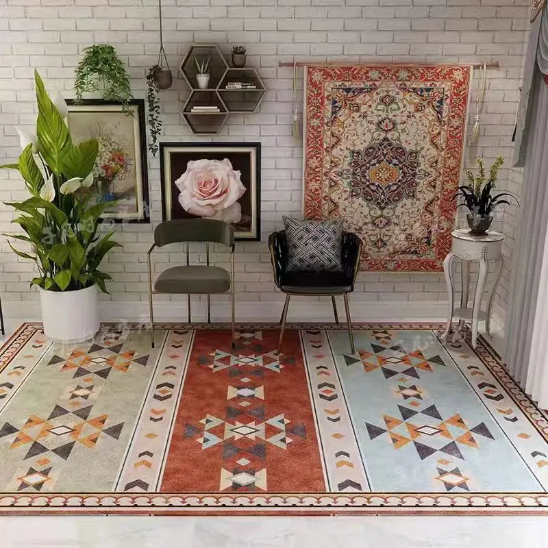 Area Rugs for Living Room – Stain-Resistant Decorative Crystal Rugs