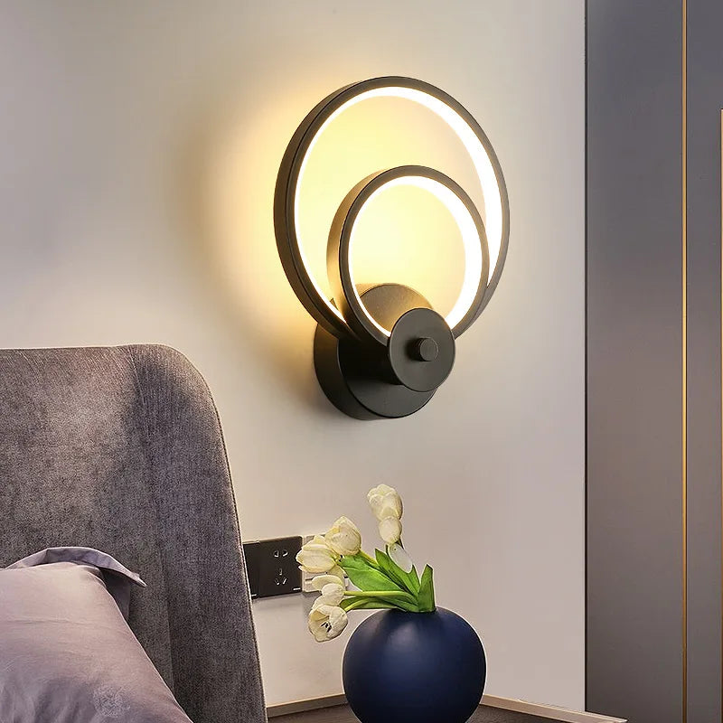 LED Wall Sconce – Modern Iron Lamp for Home Office Decor and Lighting