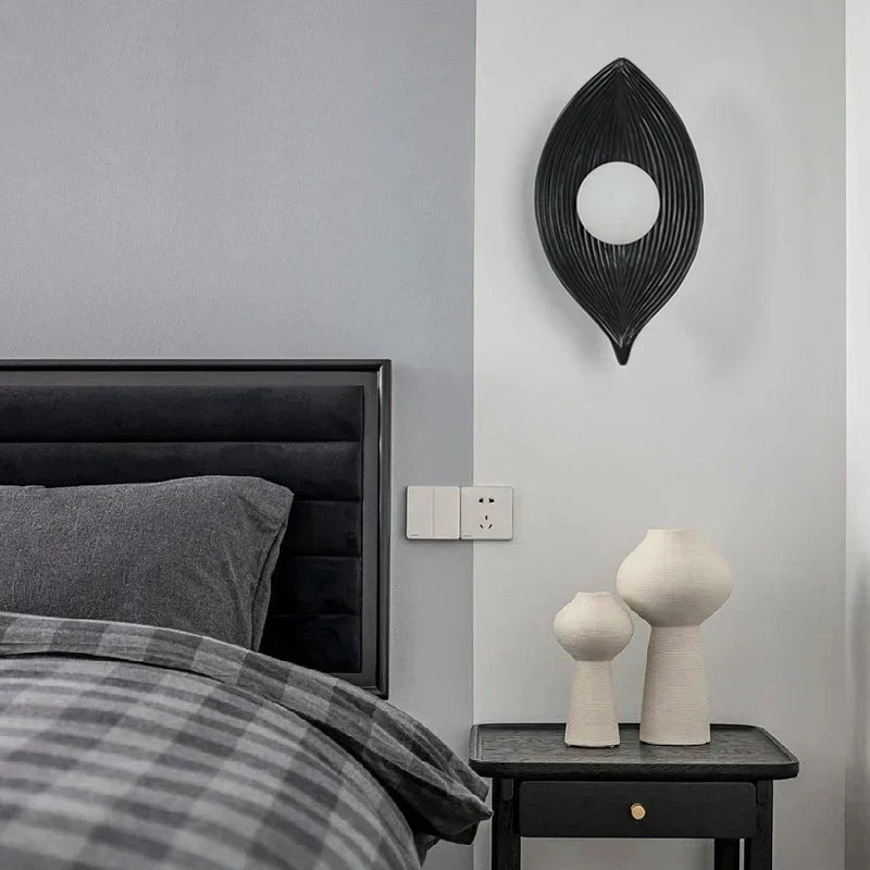 LED Wall Sconce Lamp – Eco-Friendly Leaf Design for Home Office Decor