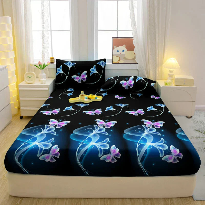 Bedding Sets Luxury – Soft Butterfly Pattern Sheets for Elegant Bedrooms
