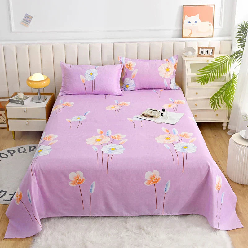 Fitted Mattress Cover – Soft Cotton Sheet for Comfortable Bedding