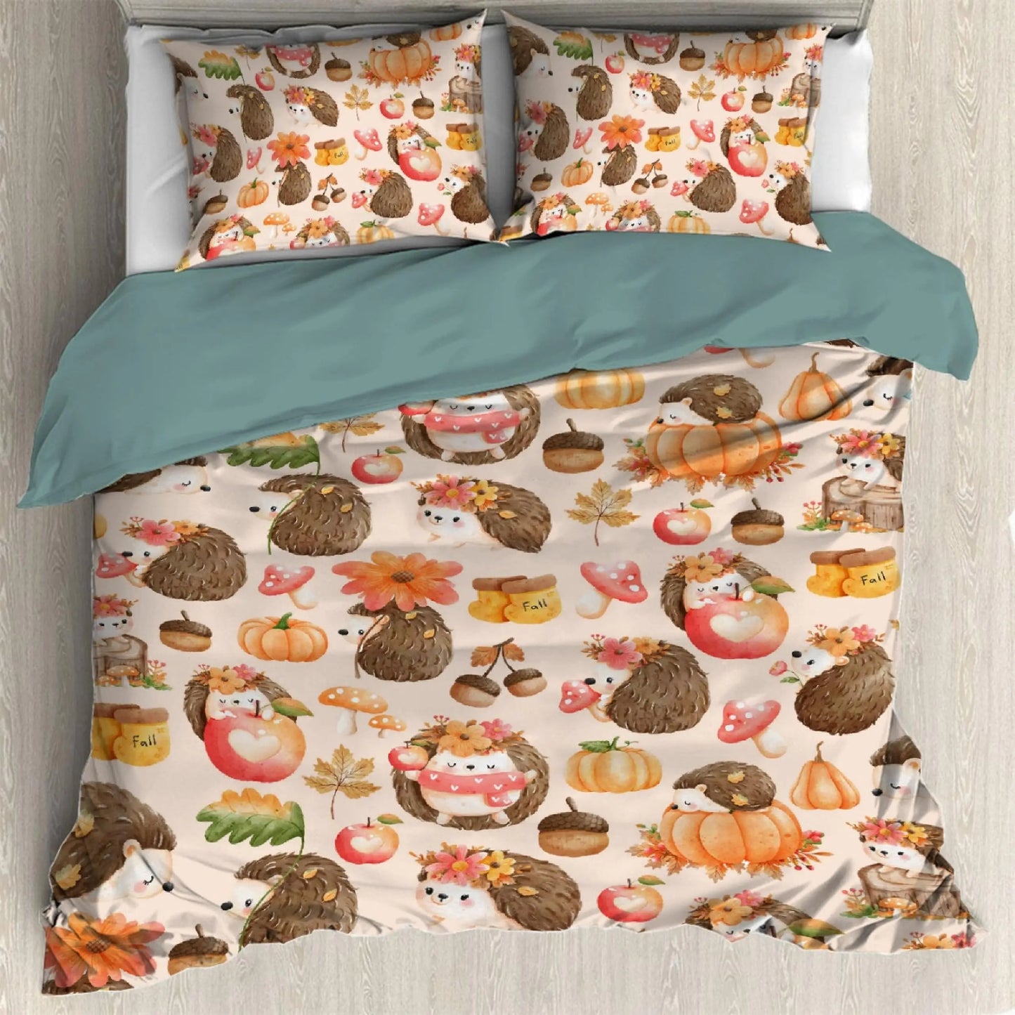 Cozy Cotton Duvet Cover Set – Autumn Bedding for Comfortable Home Decor