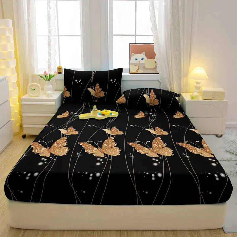 Soft Cotton Bed Sheets – Premium Bedding Set for Ultimate Comfort & Style