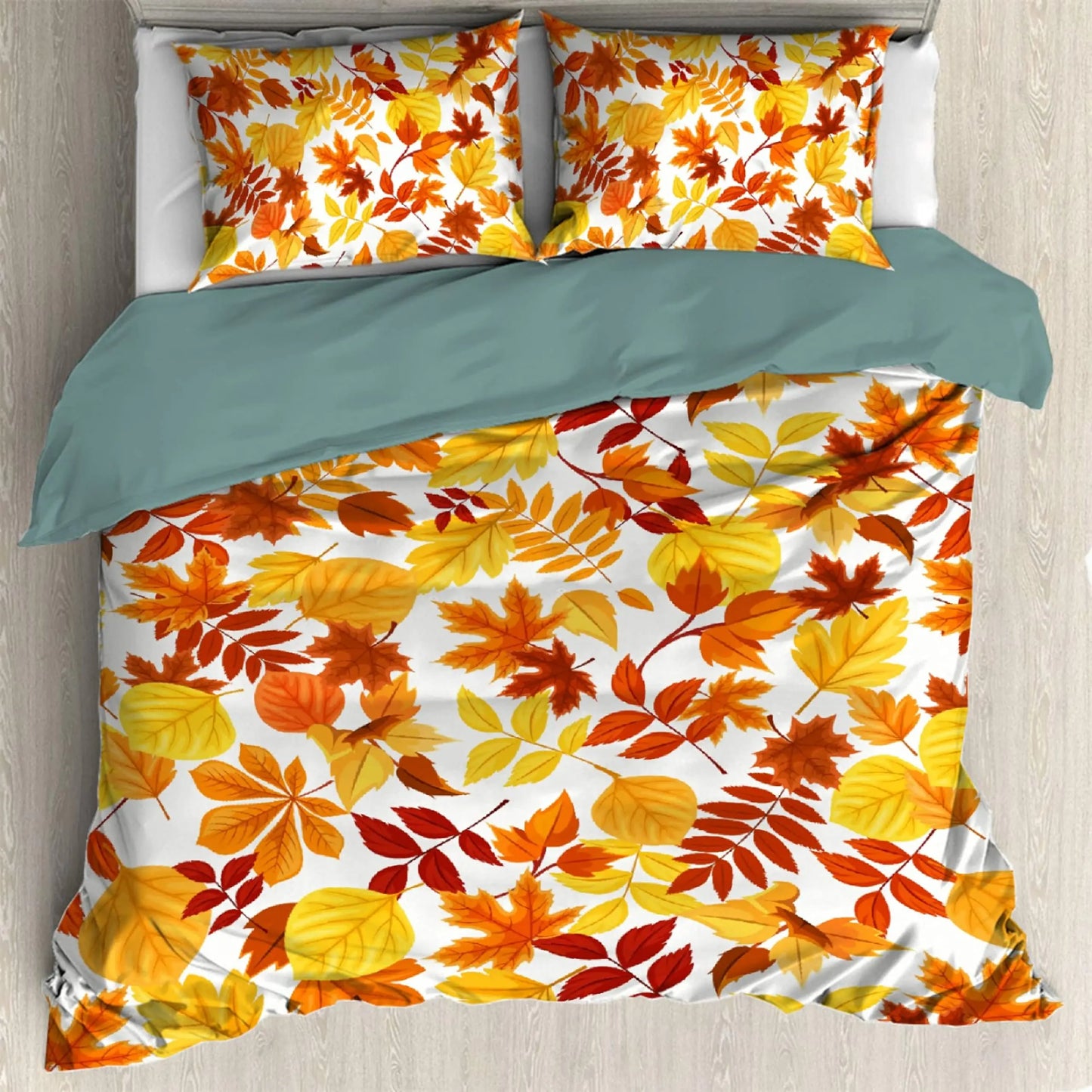 Cozy Cotton Duvet Cover Set – Autumn Bedding for Comfortable Home Decor