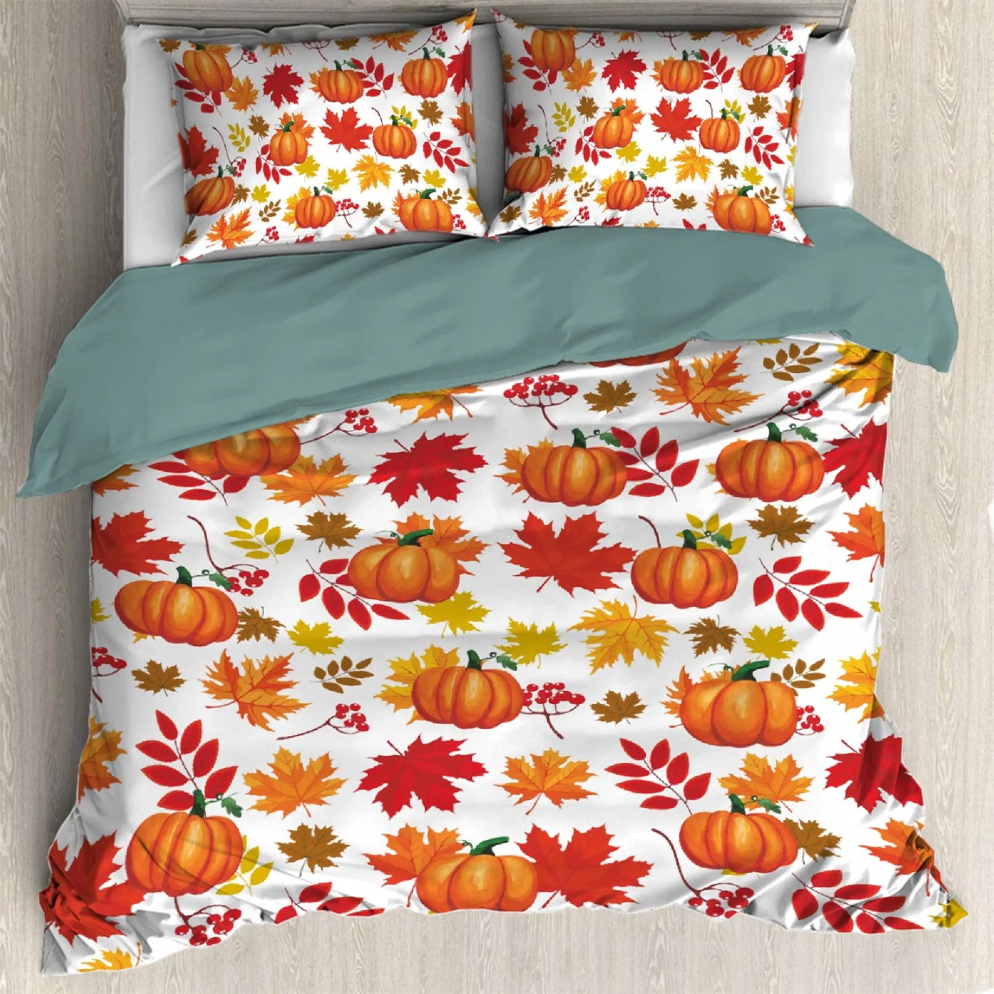 Cozy Cotton Duvet Cover Set – Autumn Bedding for Comfortable Home Decor