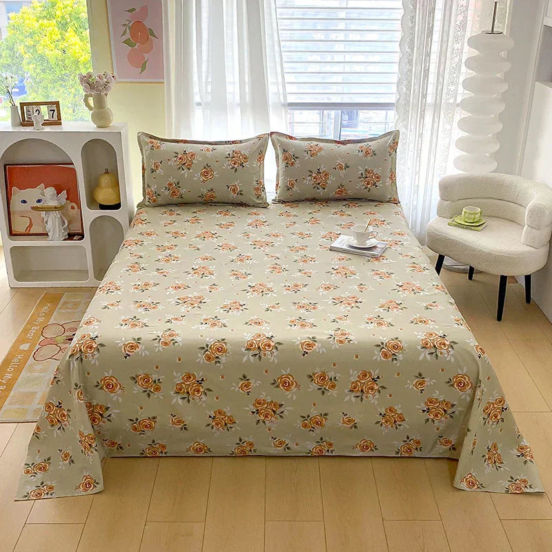 Fitted Mattress Cover – Soft Cotton Sheet for Comfortable Bedding