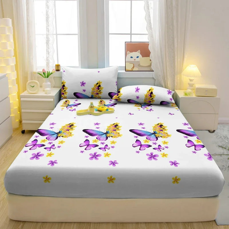Bedding Sets Luxury – Soft Butterfly Pattern Sheets for Elegant Bedrooms
