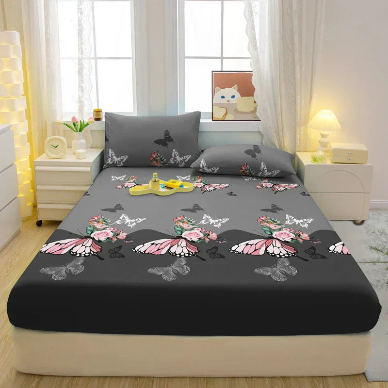 Soft Cotton Bed Sheets – Premium Bedding Set for Ultimate Comfort & Style