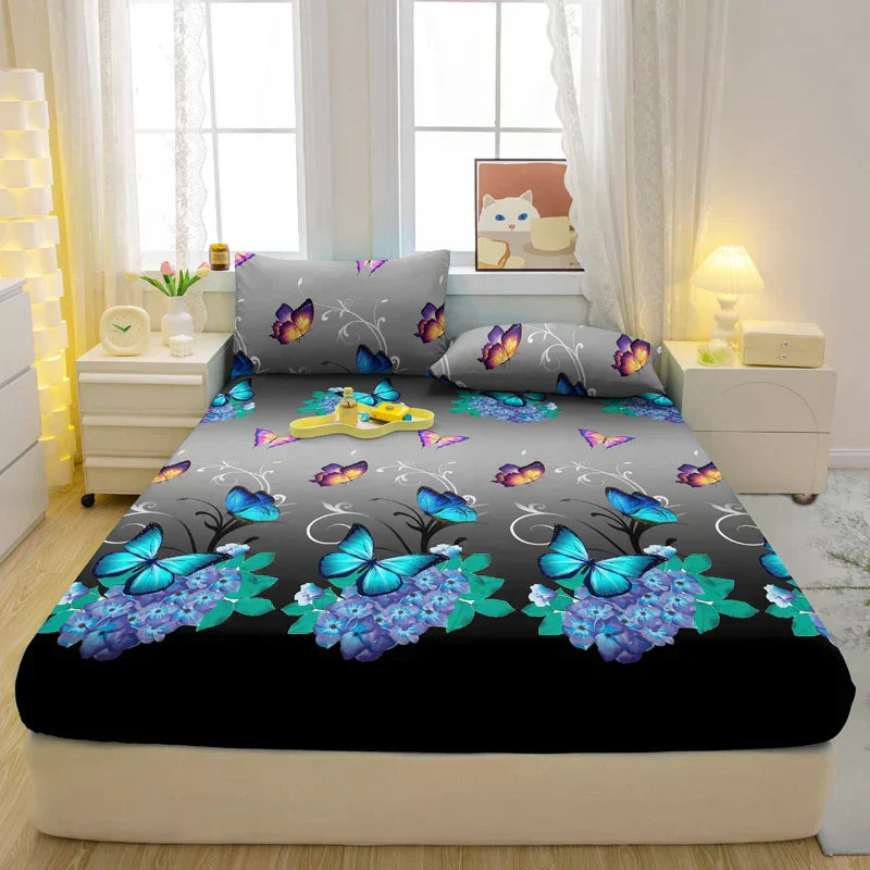 Soft Cotton Bed Sheets – Premium Bedding Set for Ultimate Comfort & Style