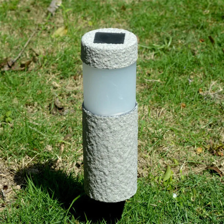 Outdoor Garden Lamp – Elegant Stone Lighting for Patios & Pathways