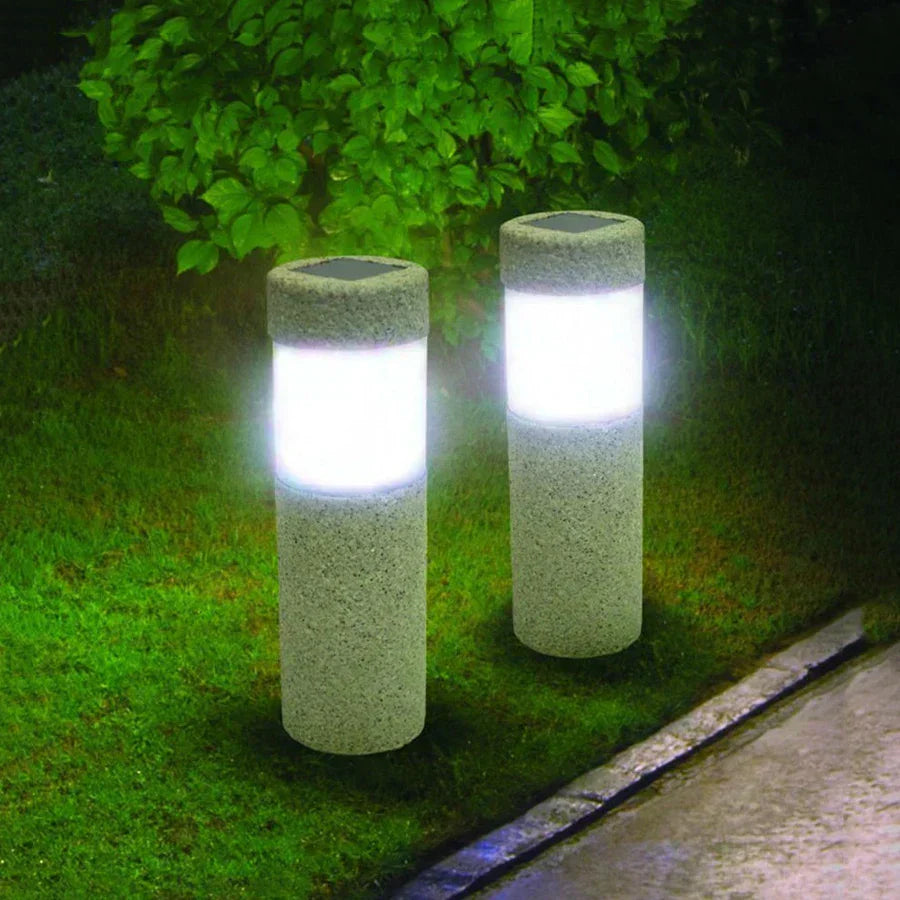 Outdoor Garden Lamp – Elegant Stone Lighting for Patios & Pathways
