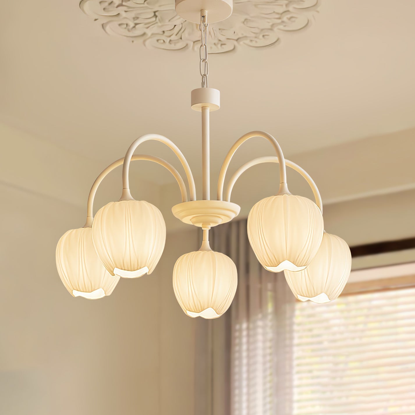 Chandelier Lighting Modern – Elegant Hanging Light Fixture for Living Room Décor