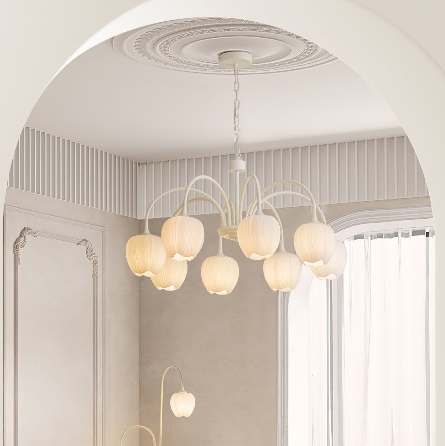Chandelier Lighting Modern – Elegant Hanging Light Fixture for Living Room Décor