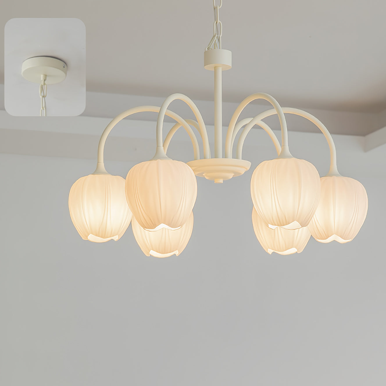 Chandelier Lighting Modern – Elegant Hanging Light Fixture for Living Room Décor