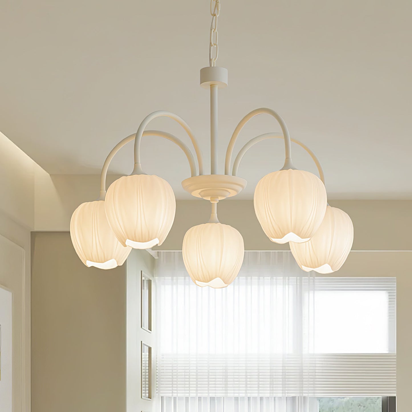 Chandelier Lighting Modern – Elegant Hanging Light Fixture for Living Room Décor