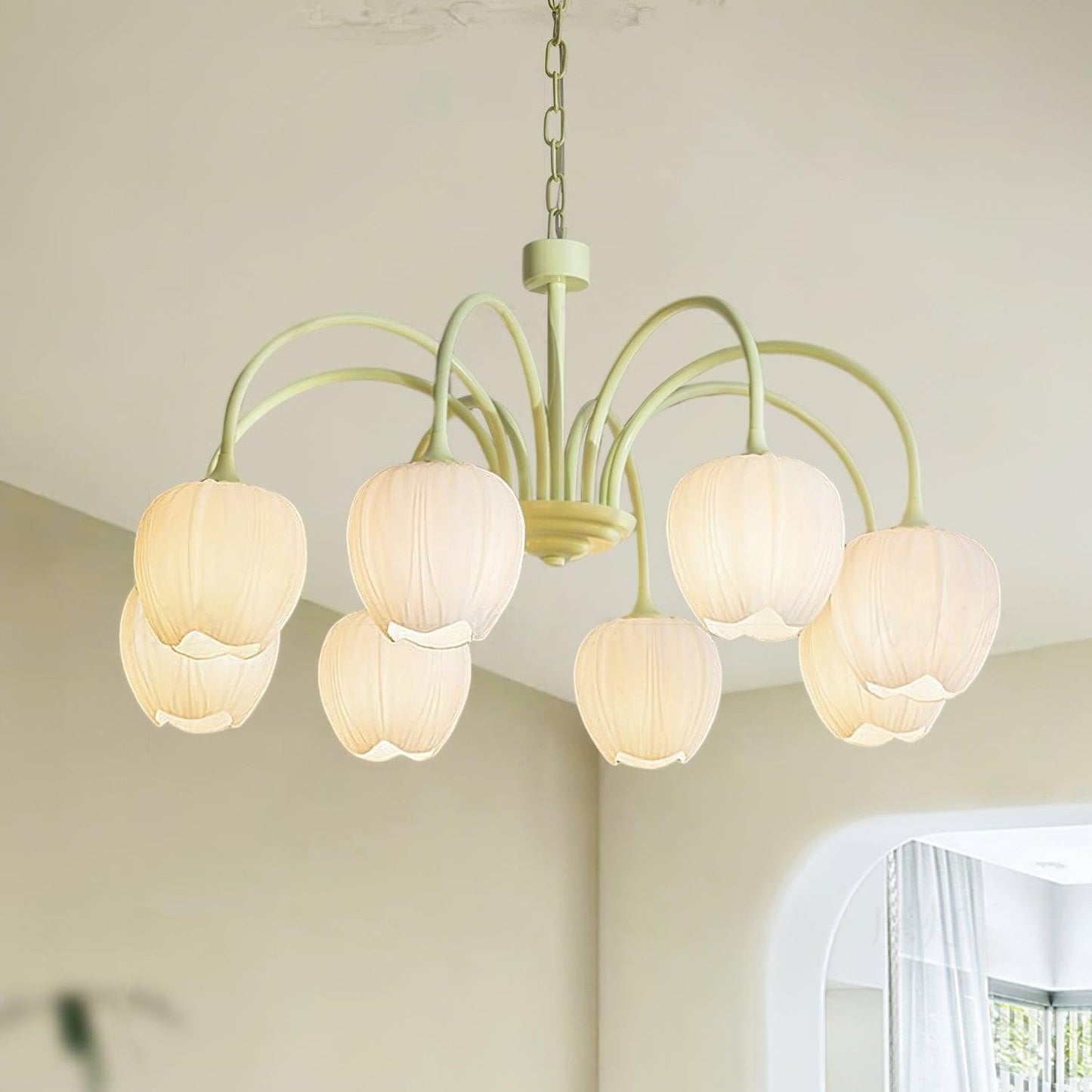 Chandelier Lighting Modern – Elegant Hanging Light Fixture for Living Room Décor