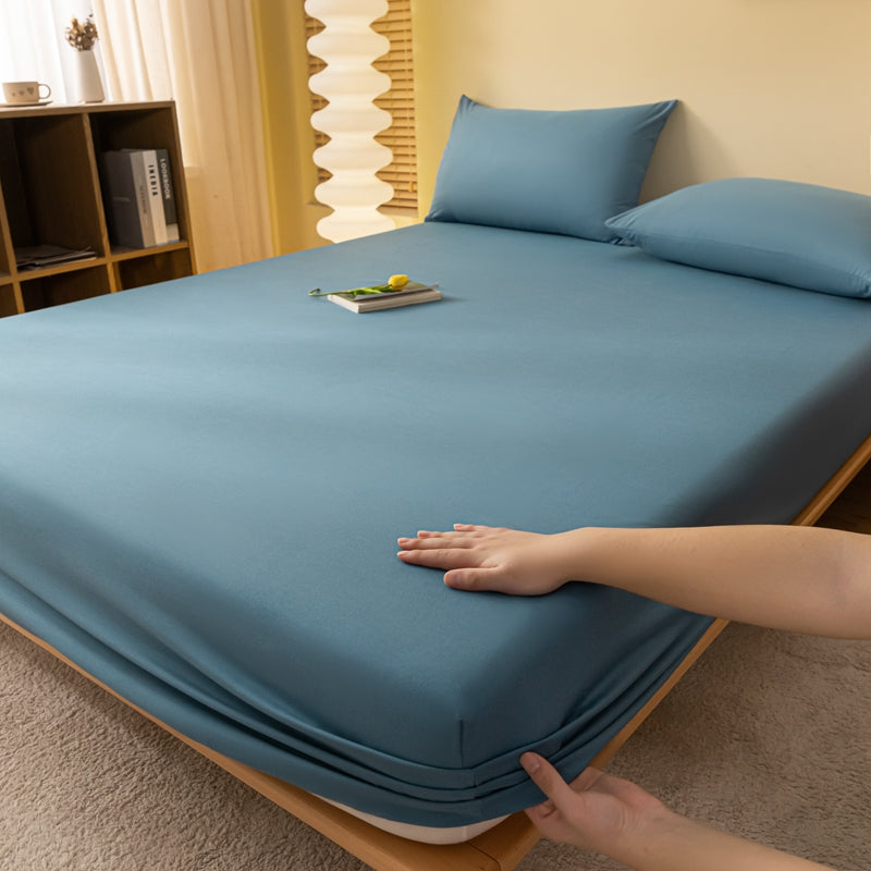 Mattress Protector Cover Waterproof – Soft Elastic Sleeveless Solid Color Comfort