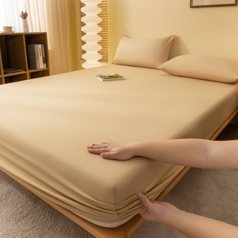 Mattress Protector Cover Waterproof – Soft Elastic Sleeveless Solid Color Comfort