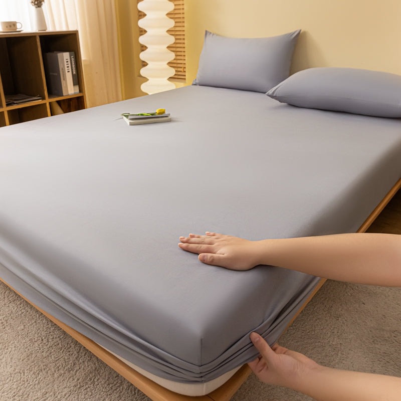 Mattress Protector Cover Waterproof – Soft Elastic Sleeveless Solid Color Comfort