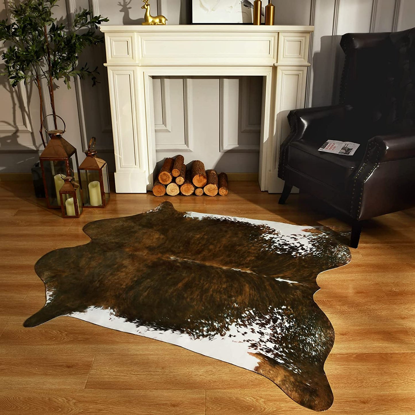 Faux Fur Area Rug – Soft Luxury Decorative Rug for Cozy Home Decor