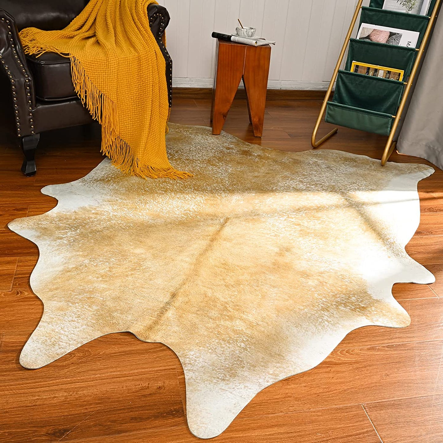 Faux Fur Area Rug – Soft Luxury Decorative Rug for Cozy Home Decor