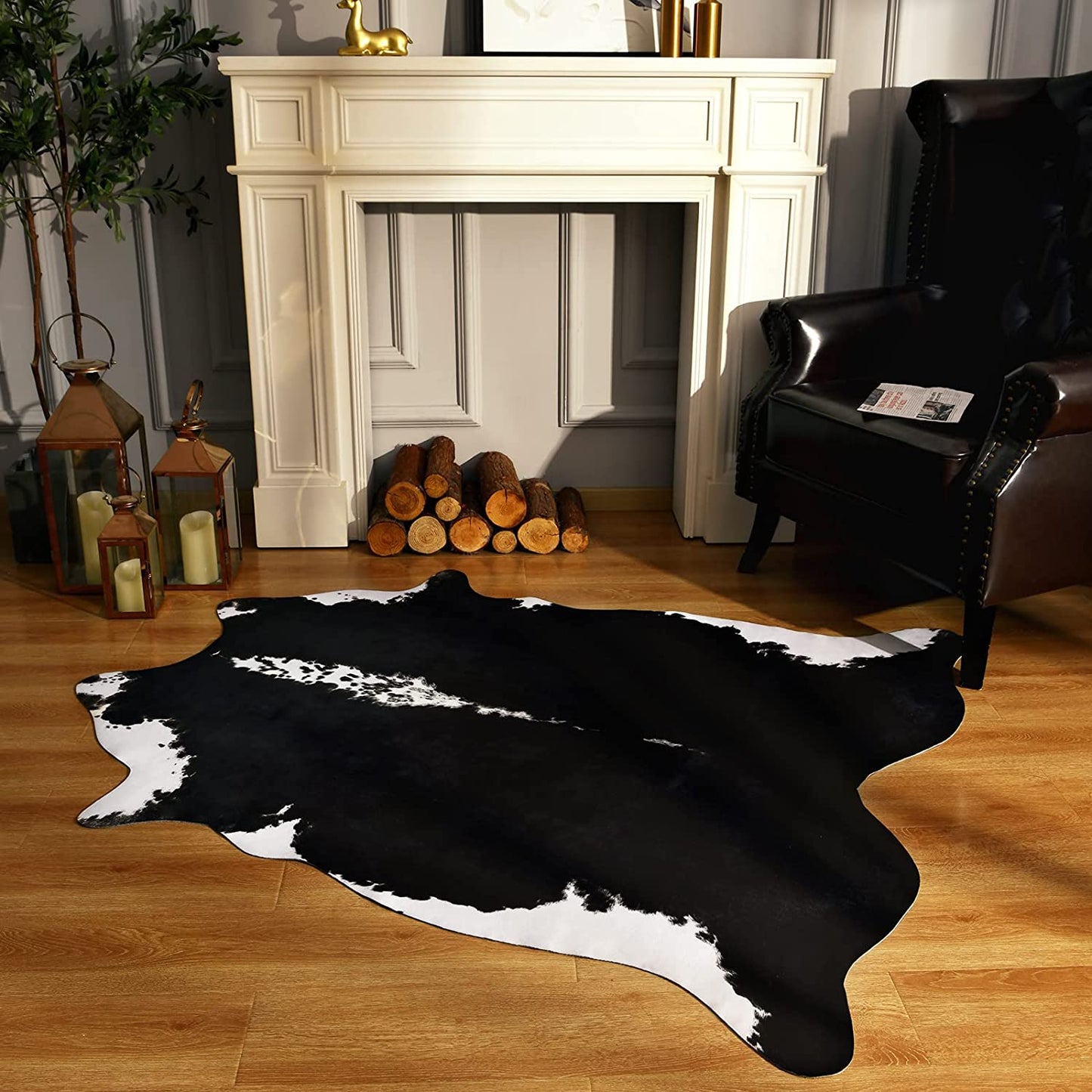 Faux Fur Area Rug – Soft Luxury Decorative Rug for Cozy Home Decor