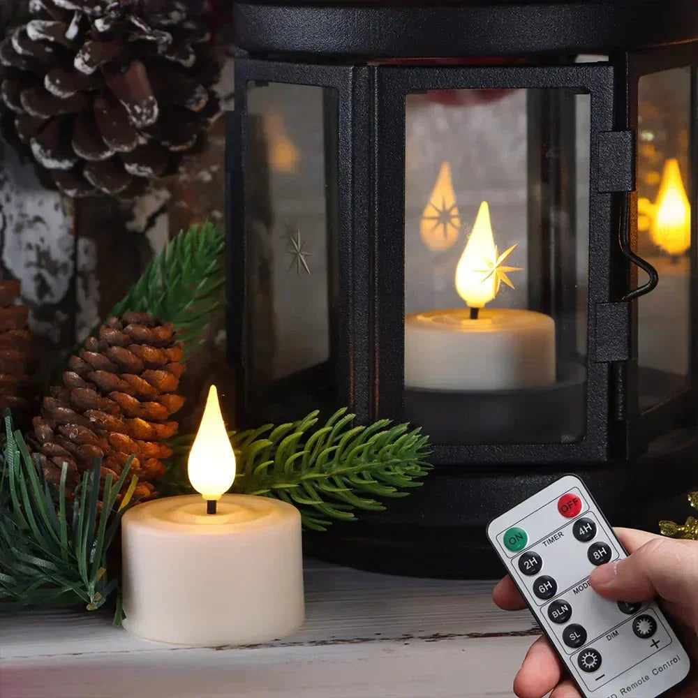 Flameless LED Candles – Indoor Decorative Flickering Lights for Ambiance