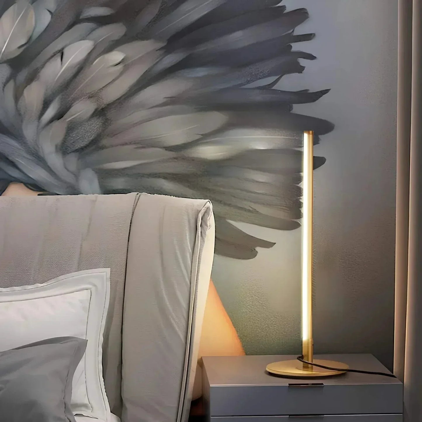 LED Table Lamp – Modern Elegant Lighting for Bedroom Living Room Decor Design