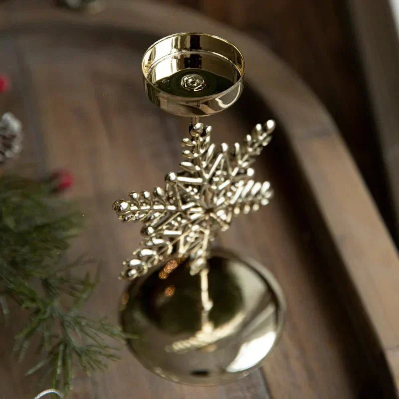 Tealight Candle Holder – Christmas Star Tree Decor for Festive Indoor Lighting
