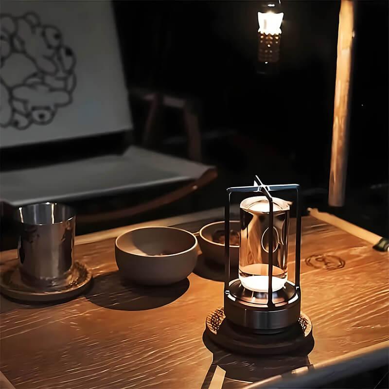 LED Table Lamp – Wireless Elegant Retro Design for Home and Office Lighting