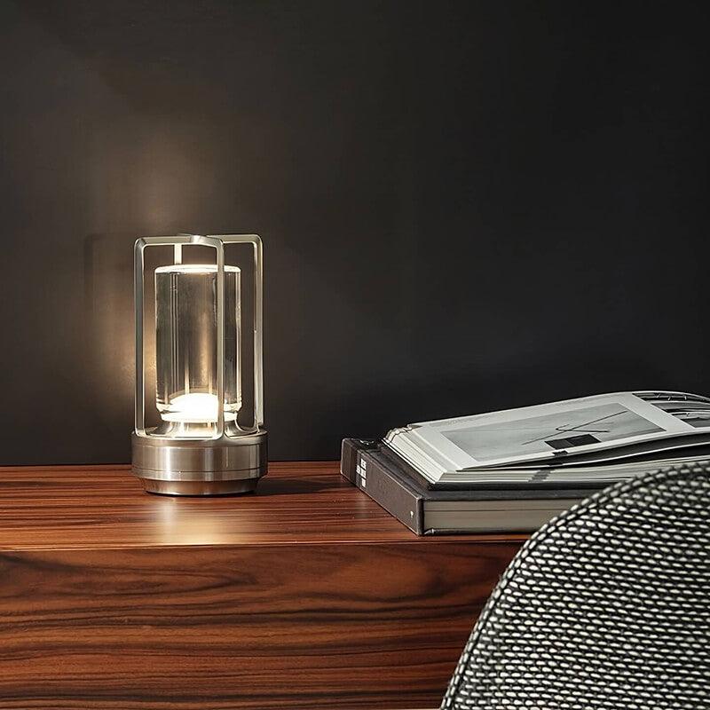 LED Table Lamp – Wireless Elegant Retro Design for Home and Office Lighting