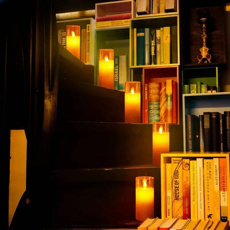 Decorative Candles for Home – Elegant Safe Flameless Candles for Office Decor