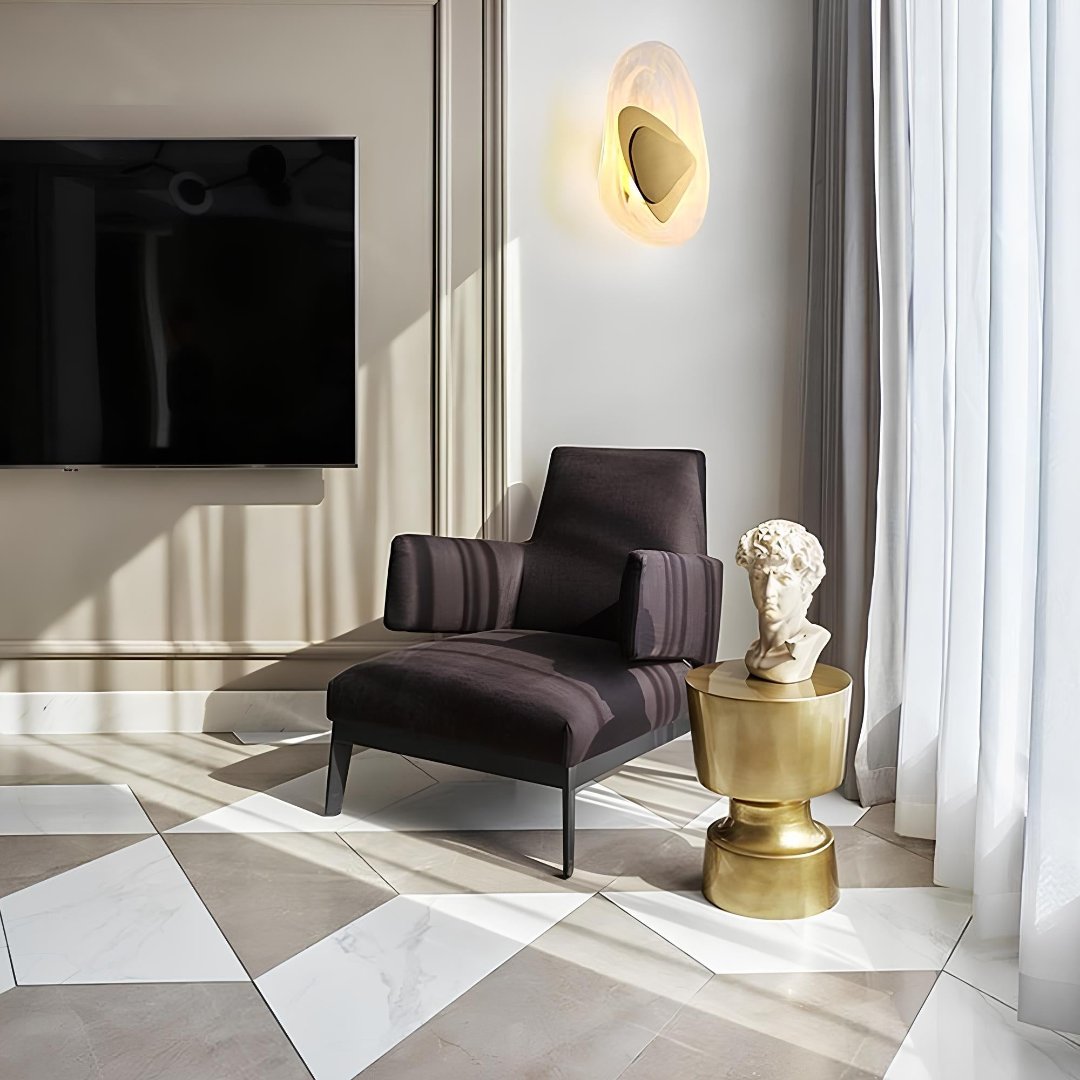 Wall Sconce Lighting – Modern Chic Designer Lamp for Home & Office Decor