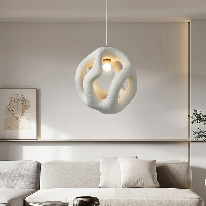 Scandinavian Pendant Light with Wabi Sabi Design for Home and Office