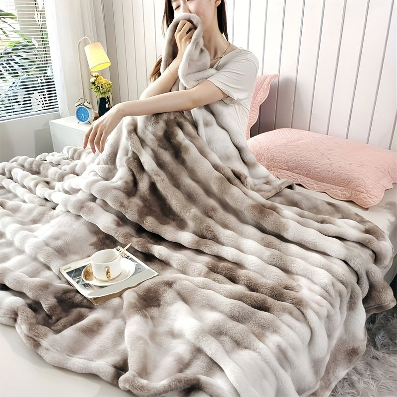 Plush Snuggle Blanket for Cozy Warmth at Home or Office