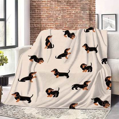 Soft Flannel Dog Lovers Blanket for Cozy Home Comfort and Snuggling