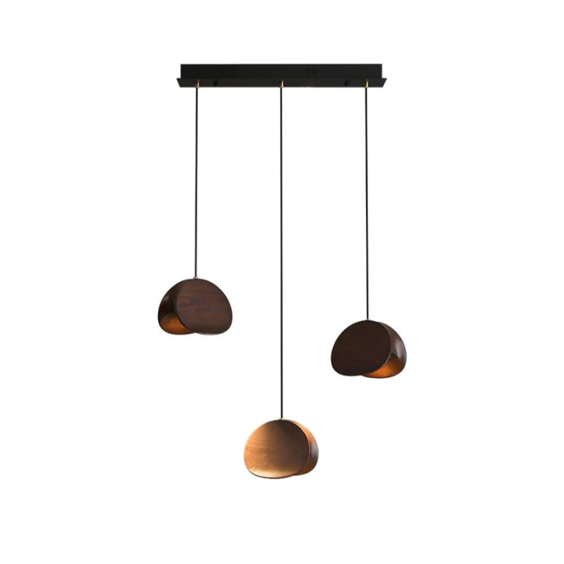 Wood Pendant Light | Elegant Warm Lighting for Home and Office Decor