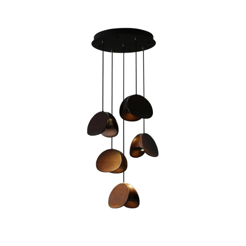 Wood Pendant Light | Elegant Warm Lighting for Home and Office Decor