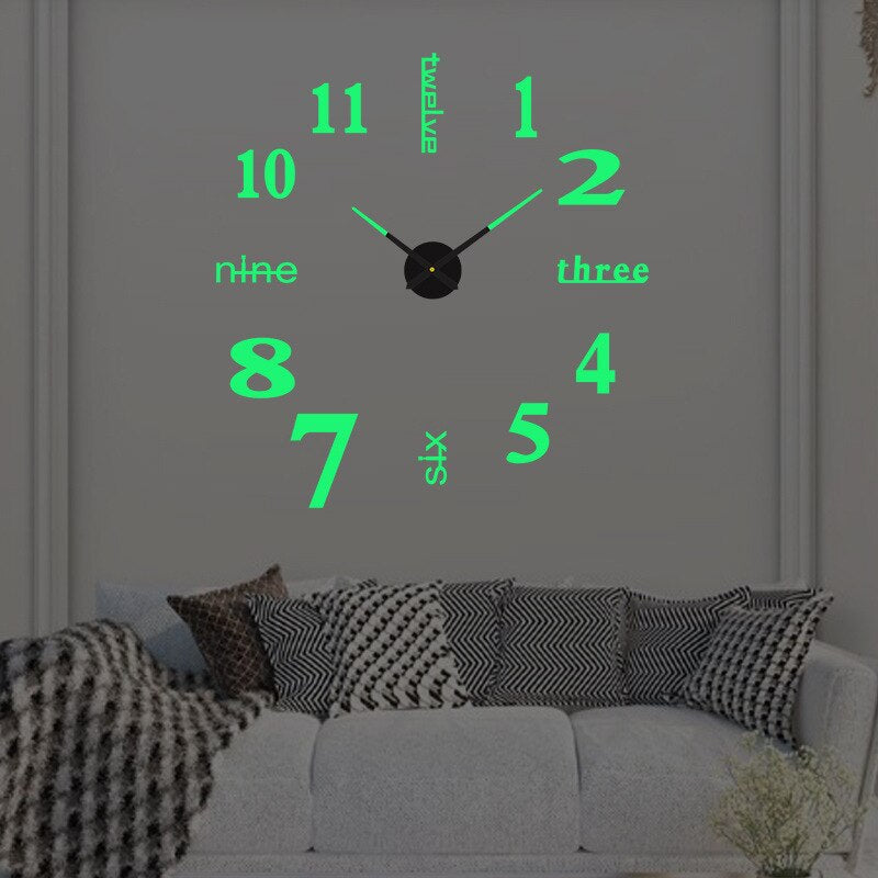 Modern Wall Clock for Home and Office - Stylish Creative Design in Durable Material