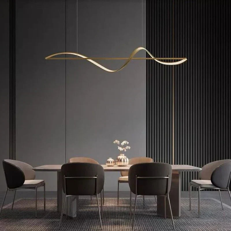 Elegant LED Pendant Light for Home and Office - Metal & Acrylic Design