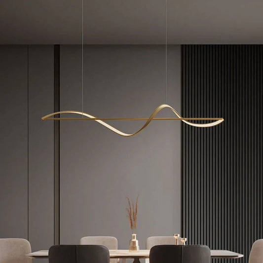 Elegant LED Pendant Light for Home and Office - Metal & Acrylic Design