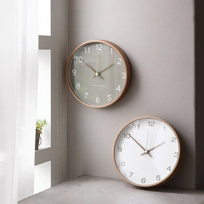 Wooden Wall Clock - Elegant Design for Home and Office Decor