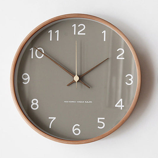 Wooden Wall Clock - Elegant Design for Home and Office Decor